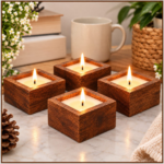 BI-WS19 Square Wooden Bowl