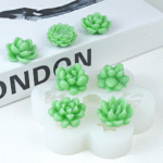 BI-215   7 cavity Silicone Succulent Mold