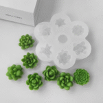 BI-215   7 cavity Silicone Succulent Mold - Image 3