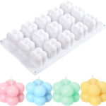 BI-219   15 cavity Bubble Candle Mold