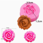 BI-220   Rose candle mold - Image 2
