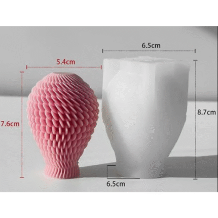 BI-399   3D Pinecone Candle Silicone Mold