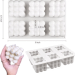 BI-223  6 Cavity Bubble Candle Mold - Image 3