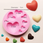 BI-124   Heart Silicone Mold - Image 2