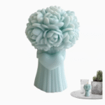 BI-258   Flower Bouquet Shape Candle Mold