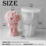 BI-257   Silicone Rose Bouquet Mold - Image 2