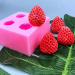 BI-232    Small, Big Strawberry Shaped Silicone Mold - Image 2