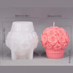 Rose Skull Candle - Image 2