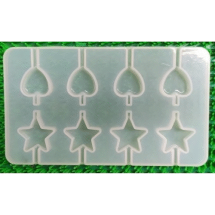 BI-84  Heart and Star Silicone Mold