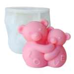 BI-276  Silicone Bear Mold For Candle & Soap Making