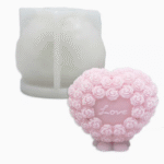 BI-274   Heart Shaped Love Candle Mold