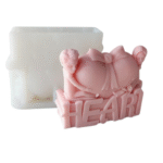 BI-272   Valentine Couple Heart Mold
