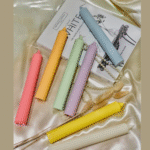 BI-PCM,2   Long Cylinder Rib Candle Mold