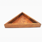 BI-WS27  Triangle Wooden Bowl - Image 2