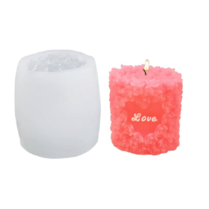 BI-50  Romantic Rose Love Candle