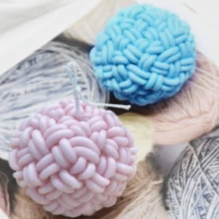 BI-22  Knot Ball Candle Mold