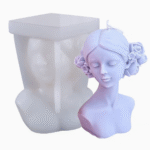 BI-130  Lady Shape Silicone Candle Mold - Image 2