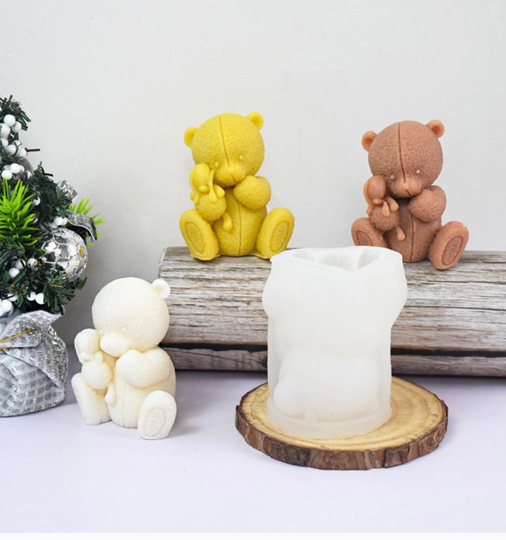 BI-335 4 CUTE BEAR MOLD BI-335 - Image 1