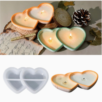 DOUBLE HEART MOLD BI-JM143
