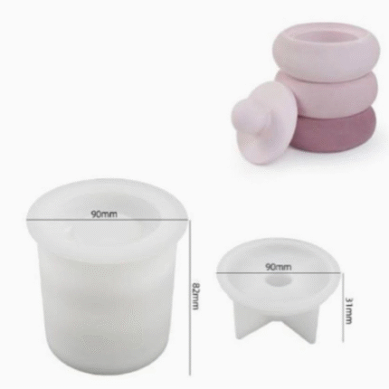 ROUND STRIPE SILICONE MOLD