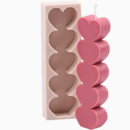 SMALL HEART PILLAR MOLD BI-349