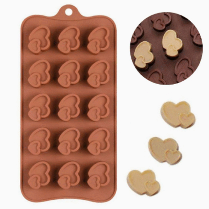 DOUBLE HEART MOLD BI-357