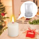 BI-PCM27 Cylindrical Acrylic Candle Mold, Clear Glass Pillar Candlestick Mold 7.5x10.5 Cms for DIY Home Wedding Décor, Aromatherapy, Party - Image 5