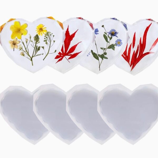 HEART SHAPE COASTER MOLD BI-C7