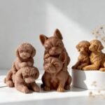 Couple Animal Dog Cylinder Candle & Resin Mold - Resin Casting Silicone Molds for Home Decor & Candle Making Mold - Image 3