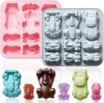 1 PC. Small Racing Cars Silicone Molds, 9 Cavity 3D Sports Car DIY Silicone Fondant Cake Mold Tray Baking Tools for Chocolate Candy Mousse Pudding Handmade Soap Candle Resin Clay