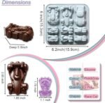 1 PC. Small Racing Cars Silicone Molds, 9 Cavity 3D Sports Car DIY Silicone Fondant Cake Mold Tray Baking Tools for Chocolate Candy Mousse Pudding Handmade Soap Candle Resin Clay - Image 2