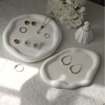 Coaster Mould I Silicone Irregular Clouds Epoxy Resin Deep Casting Tray I for Homemade Ornament DIY Art Crafts Jewelry Storage Box Ring Trinket Container Home Table Decoration (Round) - Image 6
