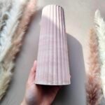 Striped Vase Silicone Mold for Resin Casting 8 inch Tall Flower Pot Mould for Epoxy Gypsum Concrete Cement Wax Candles DIY Pen Holder Home Decor Art Craft - Image 4