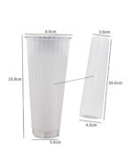 Striped Vase Silicone Mold for Resin Casting 8 inch Tall Flower Pot Mould for Epoxy Gypsum Concrete Cement Wax Candles DIY Pen Holder Home Decor Art Craft - Image 3