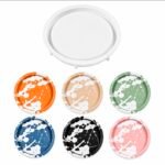 Big Round Tray Mold with Edges 8.3in Silicone Concrete Molds Large Storage Container Plate for Epoxy Resin DIY Cement Art Craft Accessories Home Decor - Image 4