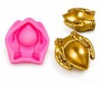 ARPAN DIYA CANDLE MOULD HANDS HOLDING DIYA SILICONE MOLD