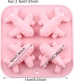 Airplane Silicone Chocolate Molds Aircraft Themed Baking Molds For Candy Chocolate - Image 2