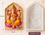 Ganesha Idol Making Mold – Reusable POP Mould for Clay, Resin, Cement, Plaster Casting