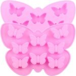 8 Cavity Butterfly Silicone Chocolate Mold | For Candy Chocolate Cake Decoration