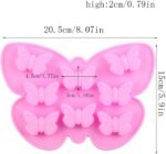 8 Cavity Butterfly Silicone Chocolate Mold | For Candy Chocolate Cake Decoration - Image 2