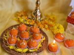 Ladoo Shape Silicone Mould Candle Making Scented Laddu Soy Wax Diya Mold for Diwali Festival Chocolate Cake Cupcake Mithai Sweet Laddoo Mold Soap ResinArt Craft Clay DIY Gift Mold - Image 2