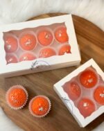 Ladoo Shape Silicone Mould Candle Making Scented Laddu Soy Wax Diya Mold for Diwali Festival Chocolate Cake Cupcake Mithai Sweet Laddoo Mold Soap ResinArt Craft Clay DIY Gift Mold - Image 3