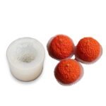 Ladoo Shape Silicone Mould Candle Making Scented Laddu Soy Wax Diya Mold for Diwali Festival Chocolate Cake Cupcake Mithai Sweet Laddoo Mold Soap ResinArt Craft Clay DIY Gift Mold