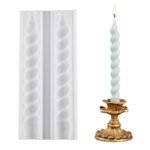 Spiral Mould for Candle Making Silicone Molds Long Taper Cylindrical Shape Moulds Pillar Mold Resin Art and Crafts Chocolate Cake Home Decor - Image 3