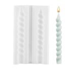 Spiral Mould for Candle Making Silicone Molds Long Taper Cylindrical Shape Moulds Pillar Mold Resin Art and Crafts Chocolate Cake Home Decor