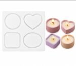Flexible Silicone in Tea Light Cup Designs Portable Accessory for Crafting and Decoration Daily Use Holiday Gifts - Image 3