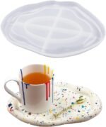 Silicone Irregular Clouds Epoxy Resin Deep Casting Tray Mould Silicone Irregular Clouds Epoxy Resin Deep Casting Tray I for Homemade Ornament DIY Art Crafts Jewelry Storage Box Ring Trinket Container Home Table Decoration