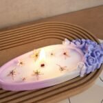 Silicone Oval Floral Tray Candle Mould Decorative Rose & Flower Design Silicone Mould for Candle Making, Resin, Eco Casting, Jesmonite & DIY Crafts Reusable Flexible Mould - Image 5