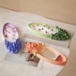 Silicone Oval Floral Tray Candle Mould Decorative Rose & Flower Design Silicone Mould for Candle Making, Resin, Eco Casting, Jesmonite & DIY Crafts Reusable Flexible Mould - Image 4