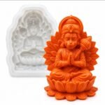 Hanuman Ji Idol Mould – High-Detail Religious Statue Mould for Resin, Eco Casting, Clay & Jesmonite | DIY Home Décor, Pooja & Handmade Crafts